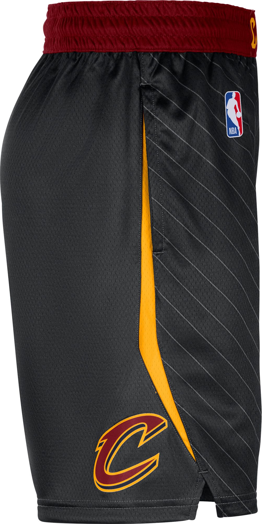 Jordan Men's Cleveland Cavaliers Dri-FIT Statement Swingman Black Shorts product image