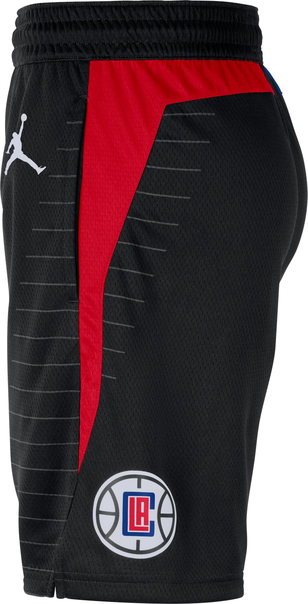 Jordan Men's Los Angeles Clippers Dri-FIT Statement Swingman Black Shorts product image