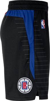 Jordan Men's Los Angeles Clippers Dri-FIT Statement Swingman Black Shorts product image