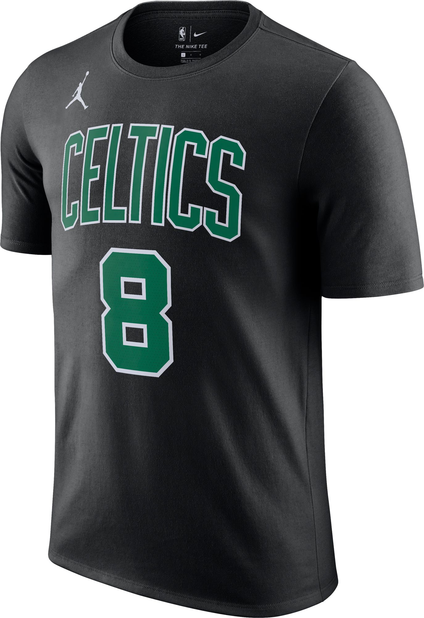 Jordan Men's Boston Celtics Kemba Walker #8 Statement Black T-Shirt product image