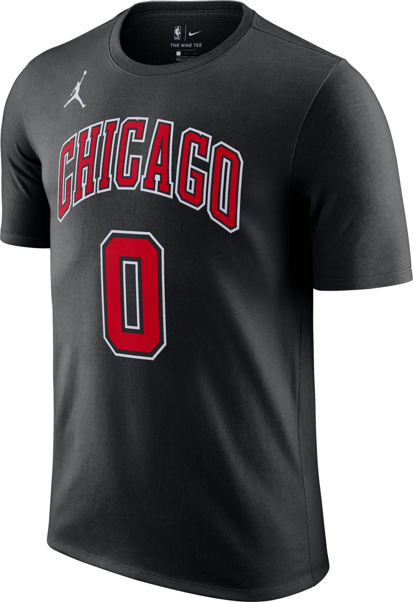 Nike Men's Chicago Bulls Coby White #0 Black T-Shirt product image
