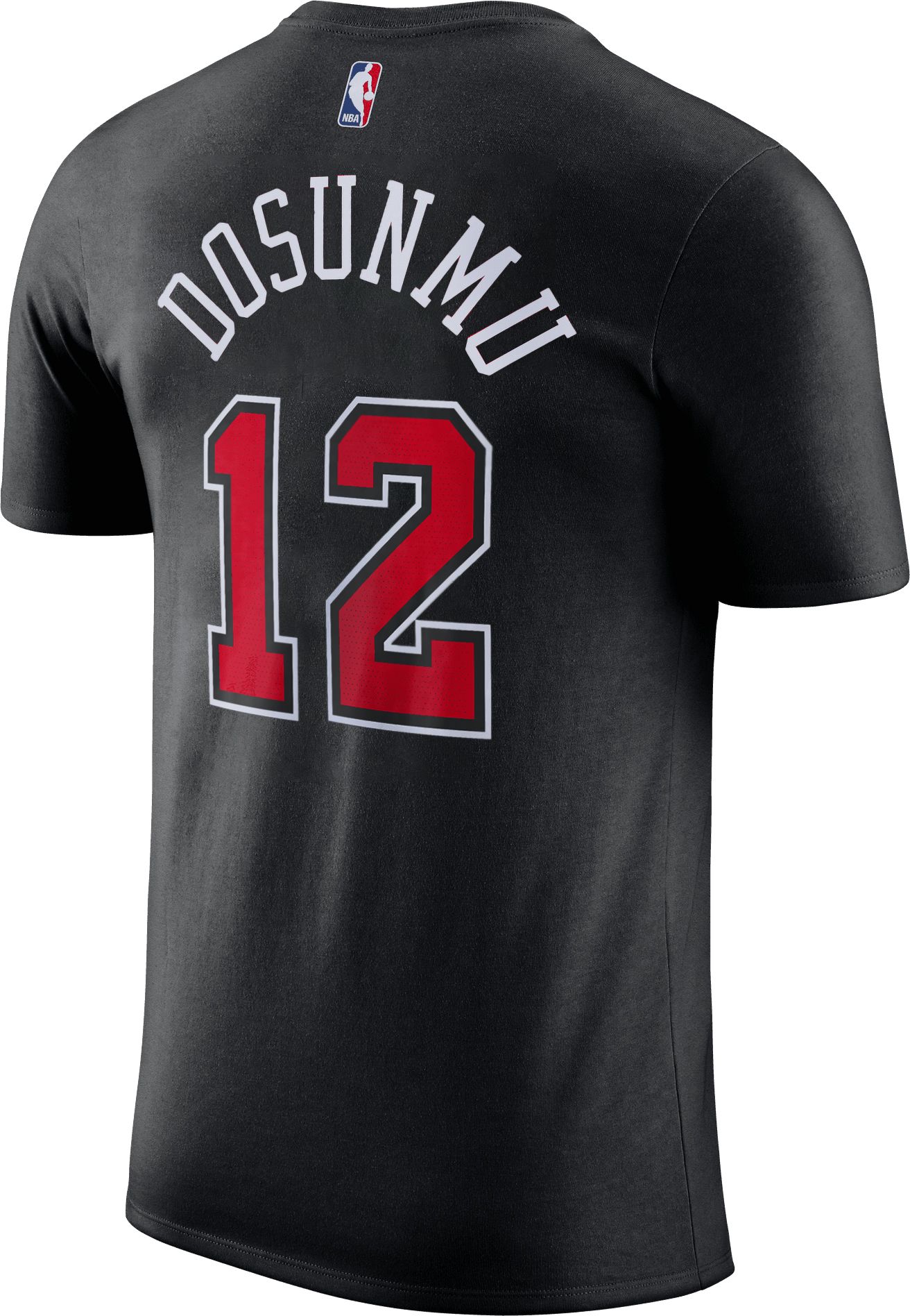 Nike Men's Chicago Bulls Ayo Dosunmu #12 Black T-Shirt product image