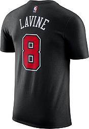 Jordan Men's Chicago Bulls Zach LaVine #8 Statement Black T-Shirt product image