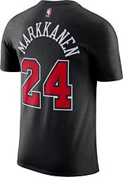 Nike Men's Chicago Bulls Lauri Markkanen #24 Black T-Shirt product image