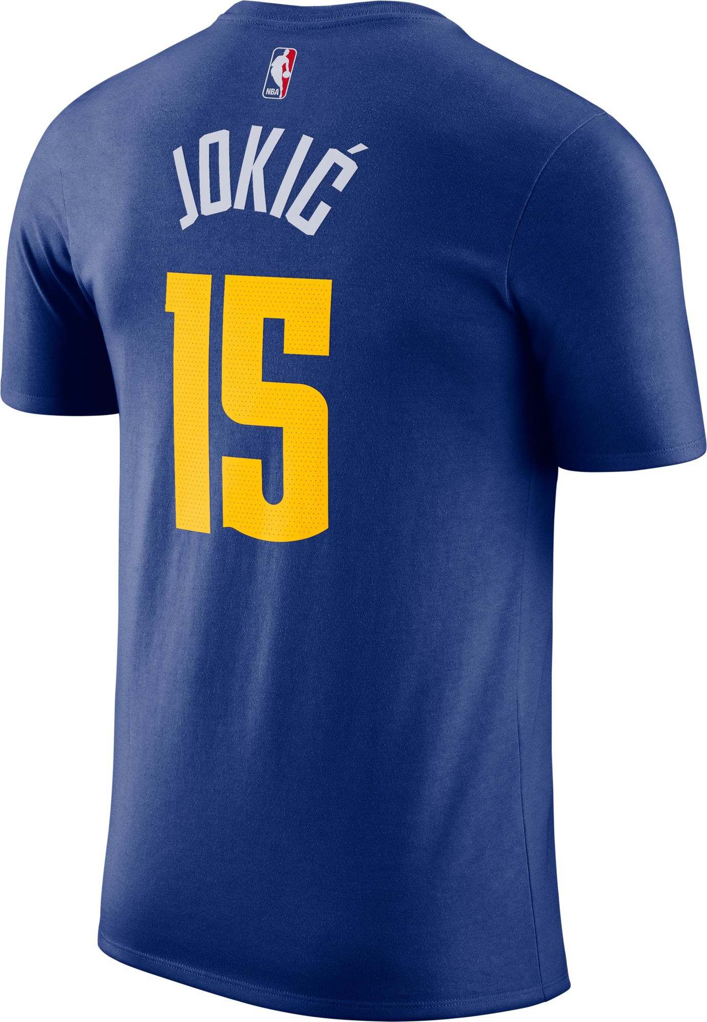 Jordan Men's Denver Nuggets Nikola Jokic #15 Blue Statement T-Shirt product image