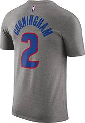 Nike Men's Detroit Pistons Cade Cunningham #2 Grey Player T-Shirt product image
