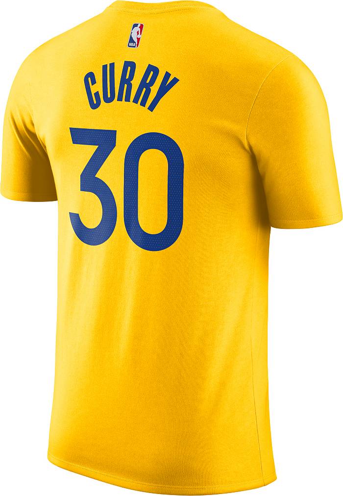 Nike / Men's Golden State Warriors Steph Curry #30 Blue Cotton T