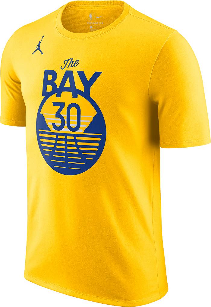 Nike Men's Golden State Warriors Stephen Curry #30 Blue T-Shirt, XXL