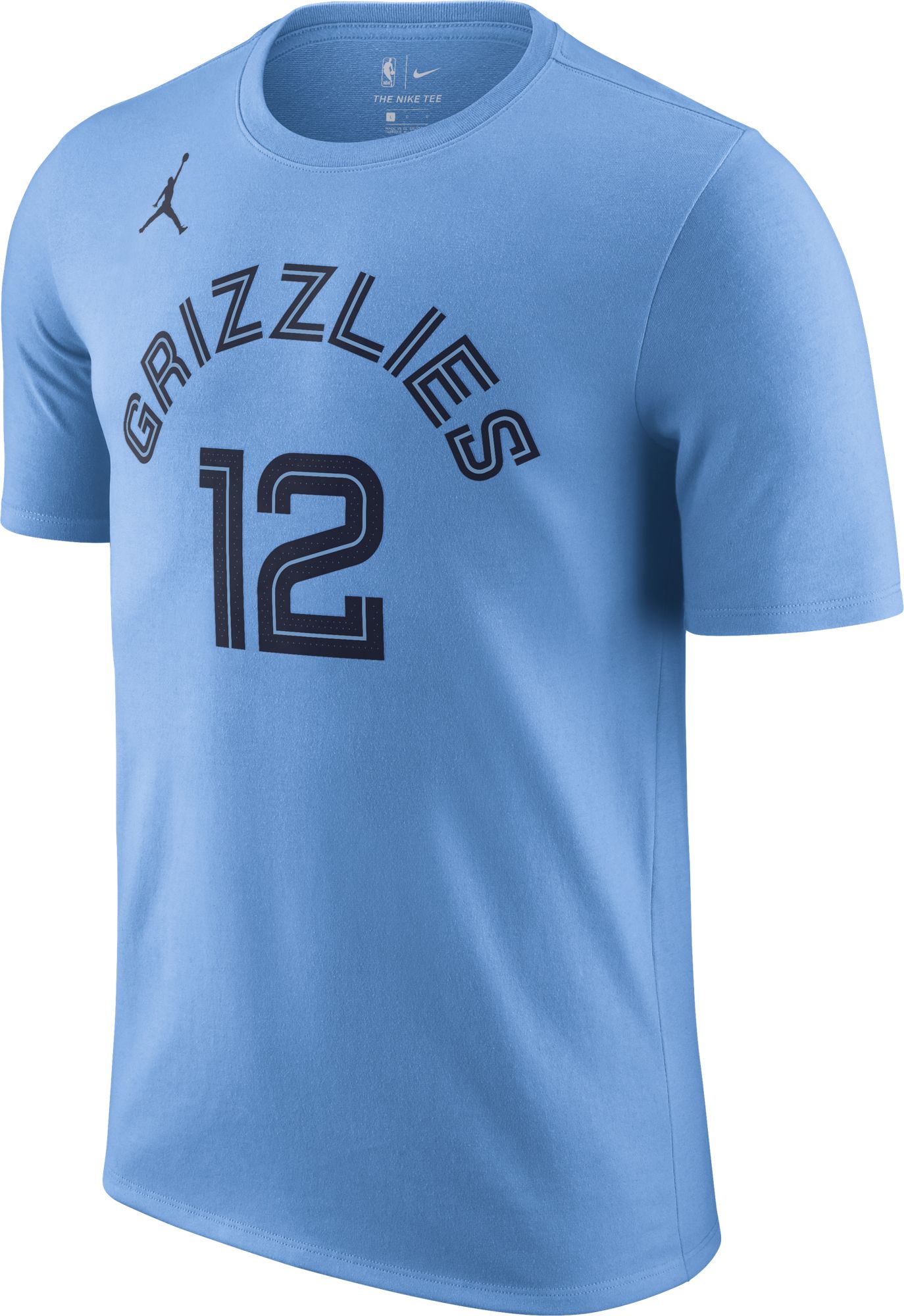Jordan Men's Memphis Grizzlies Ja Morant #12 Blue Statement T-Shirt product image