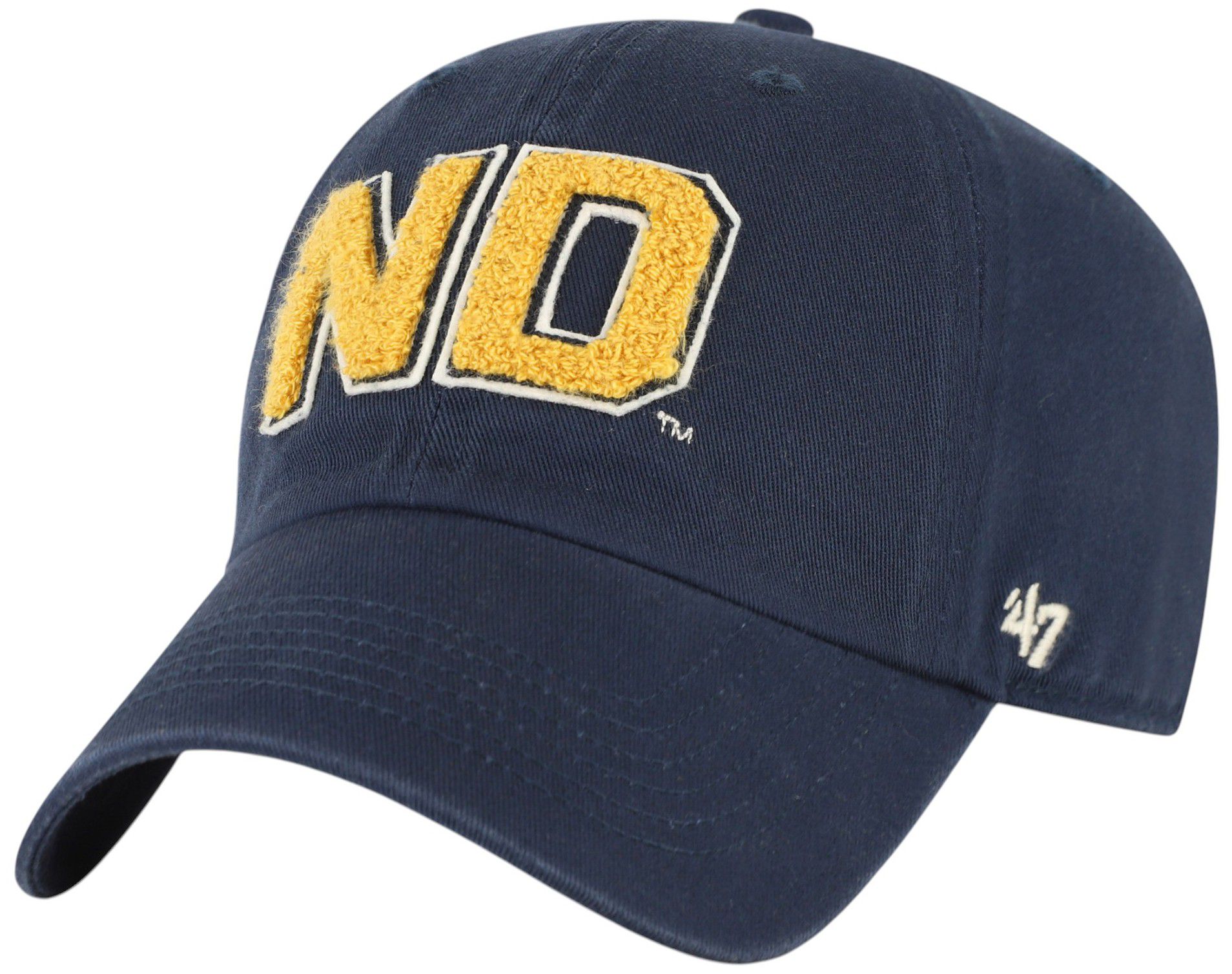 47 Women's Notre Dame Fighting Irish Navy Zoey Clean Up Adjustable Hat product image