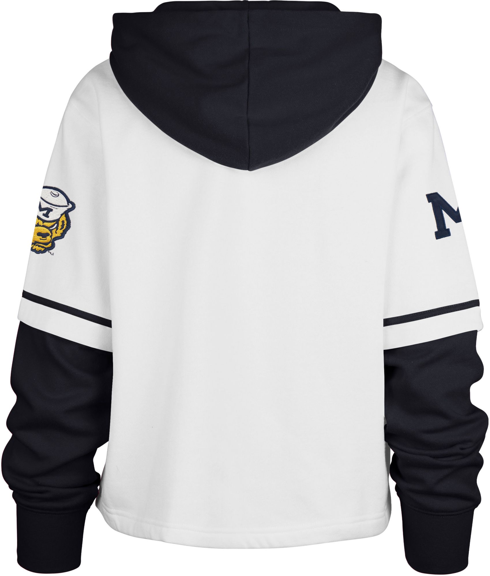 '47 Women's Michigan Wolverines White Pullover Hoodie product image