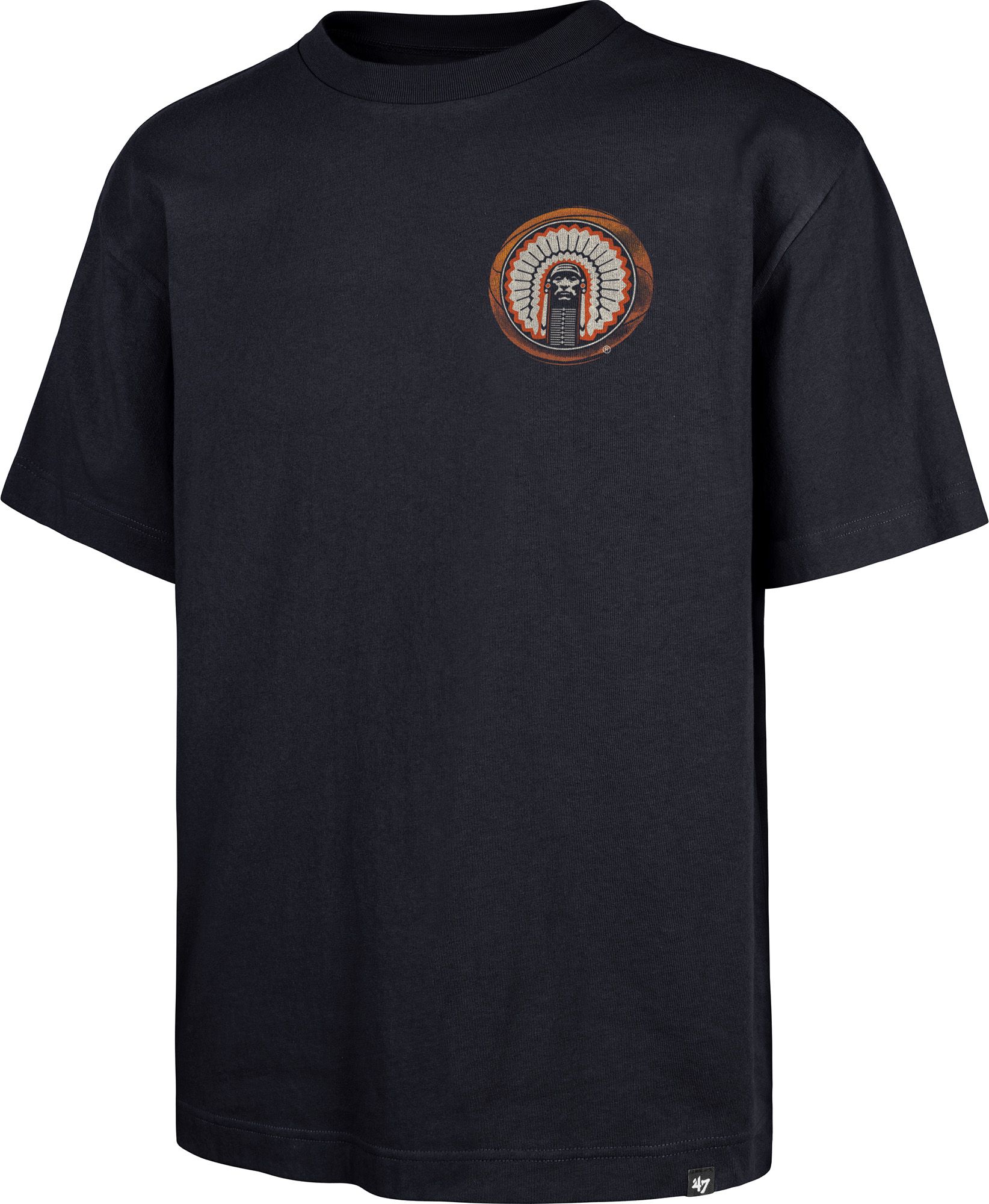 '47 Men's Illinois Fighting Illini Navy Hot Corner Foundation T-Shirt product image
