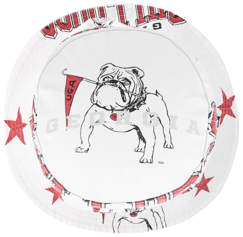 '47 Women's Georgia Bulldogs White Energize Bucket Hat product image