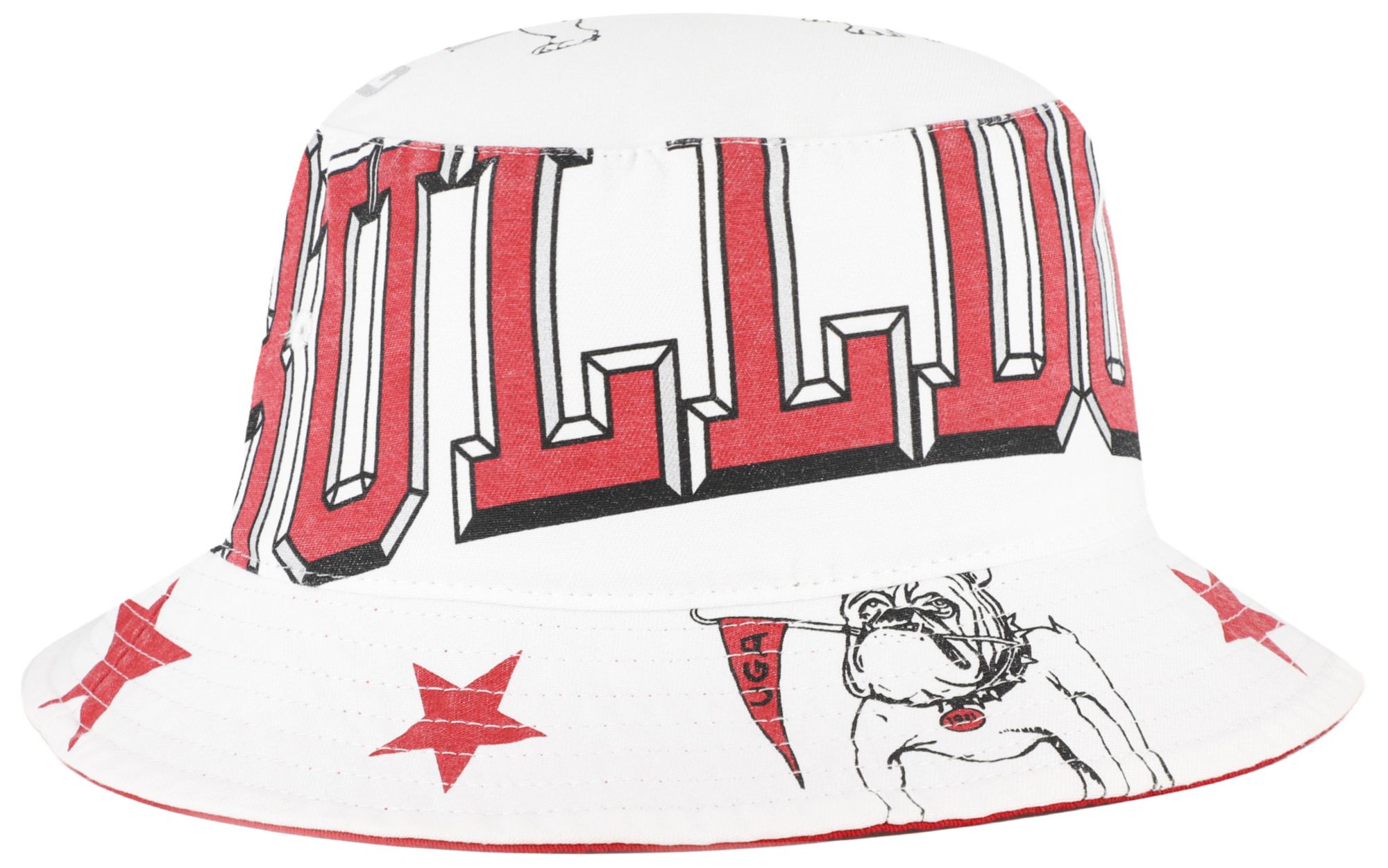 '47 Women's Georgia Bulldogs White Energize Bucket Hat product image