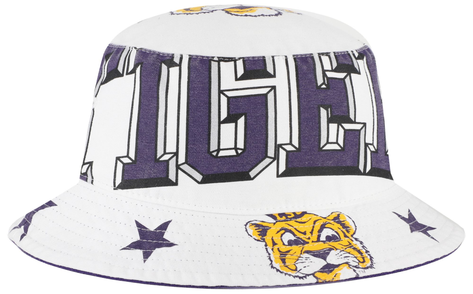 '47 Women's LSU Tigers White Energize Bucket Hat product image