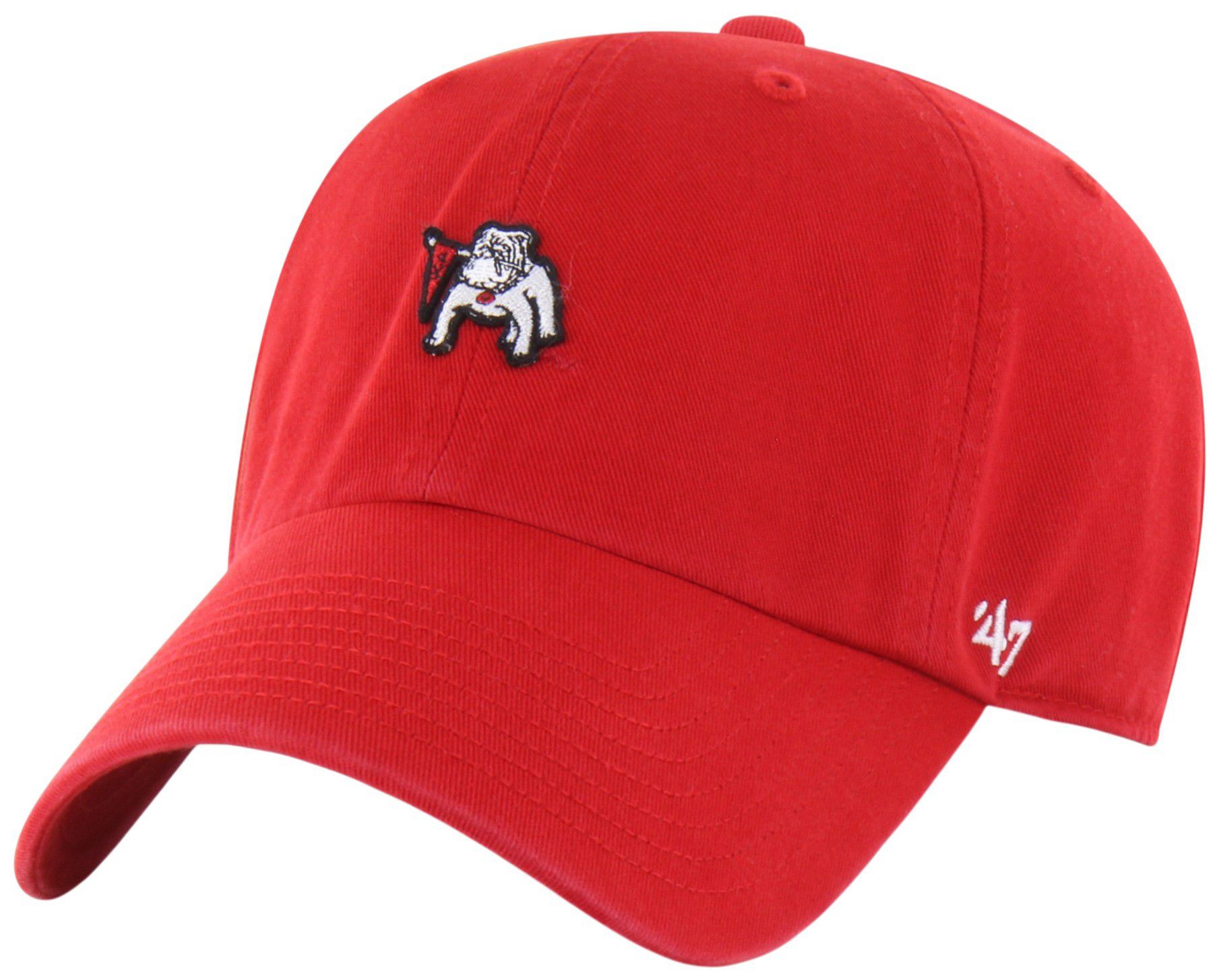 '47 Adult Georgia Bulldogs Red Micro Logo Clean Up Adjustable Hat product image