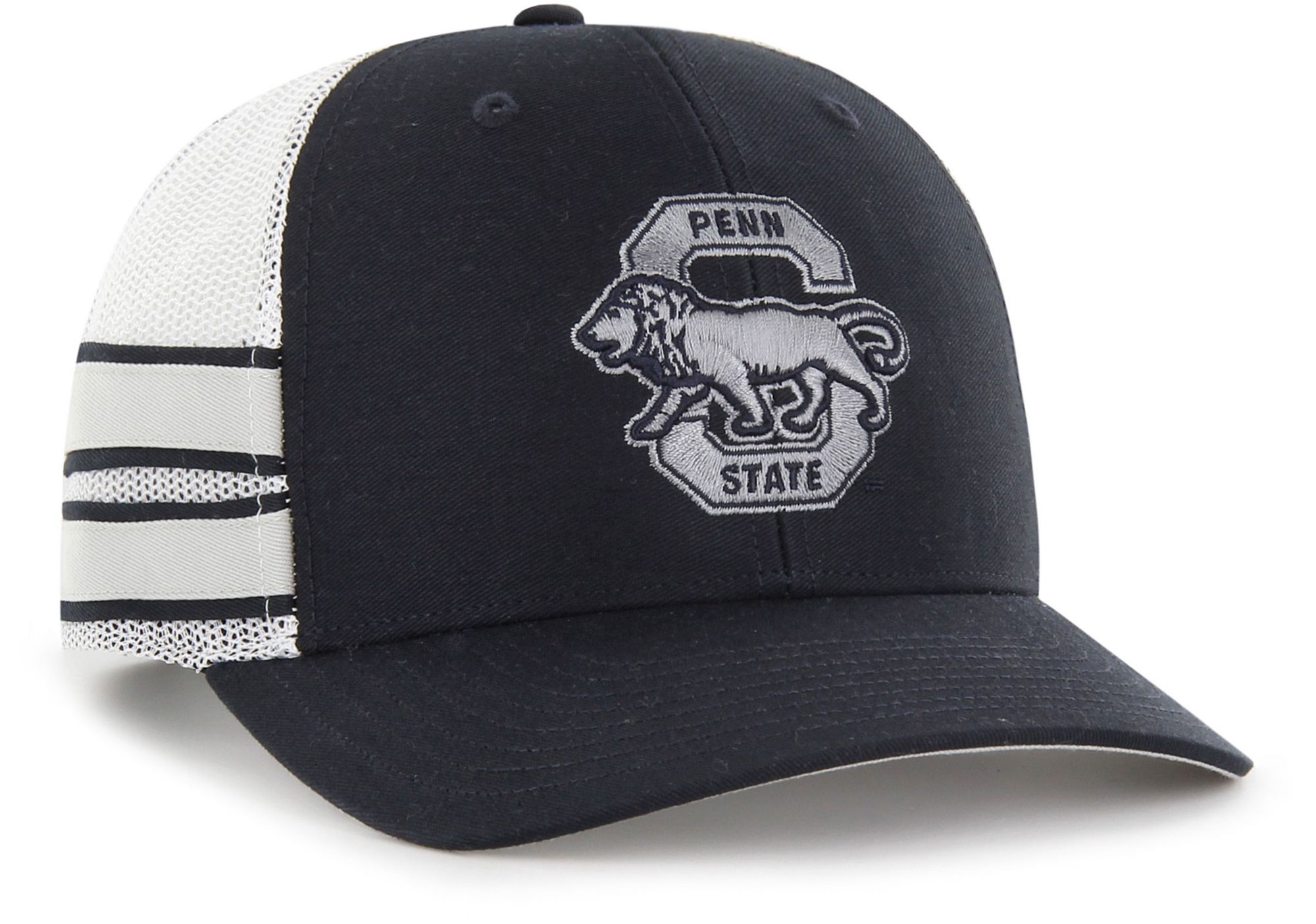 '47 Men's Penn State Nittany Lions Blue Straight 8 Trucker Adjustable Hat