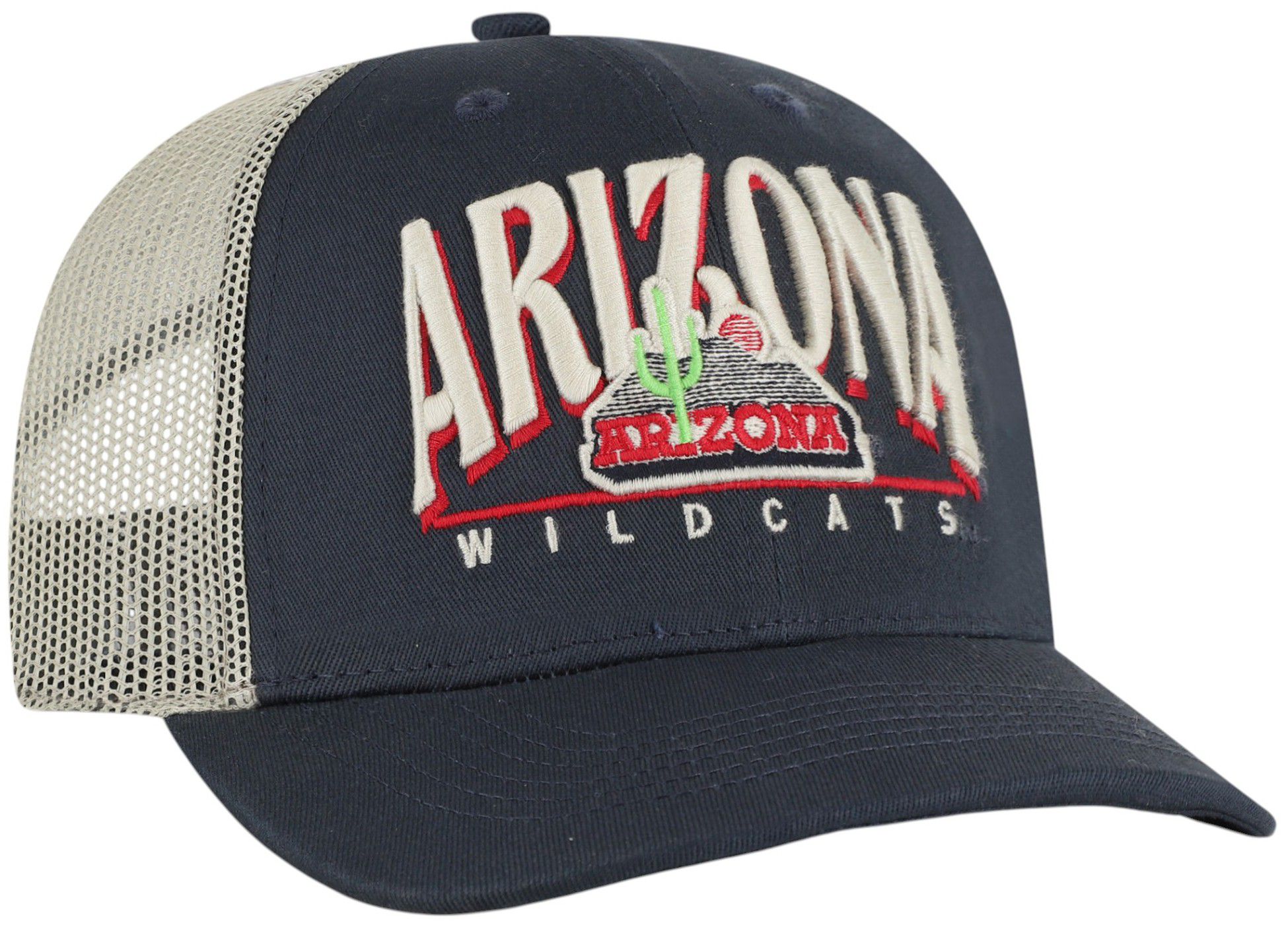 47 Adult Arizona Wildcats Vintage Navy Arid Adjustable Trucker Hat product image