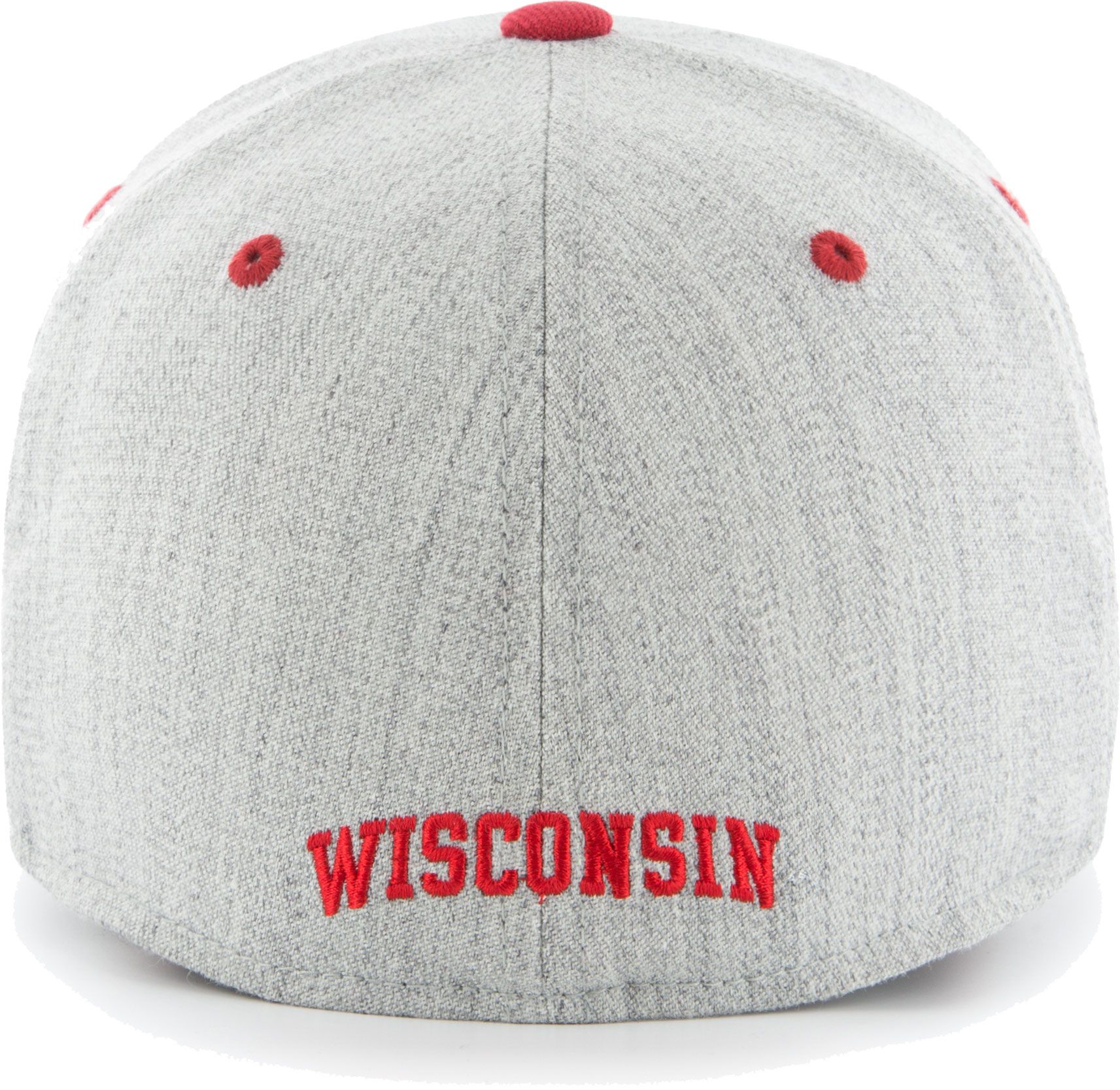 ‘47 Men's Wisconsin Badgers Grey Morgan Contender Fitted Hat product image