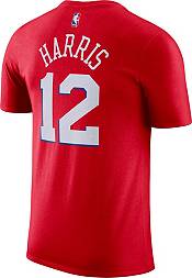 Nike Men's Philadelphia 76ers Tobias Harris #12 Red Icon T-Shirt product image
