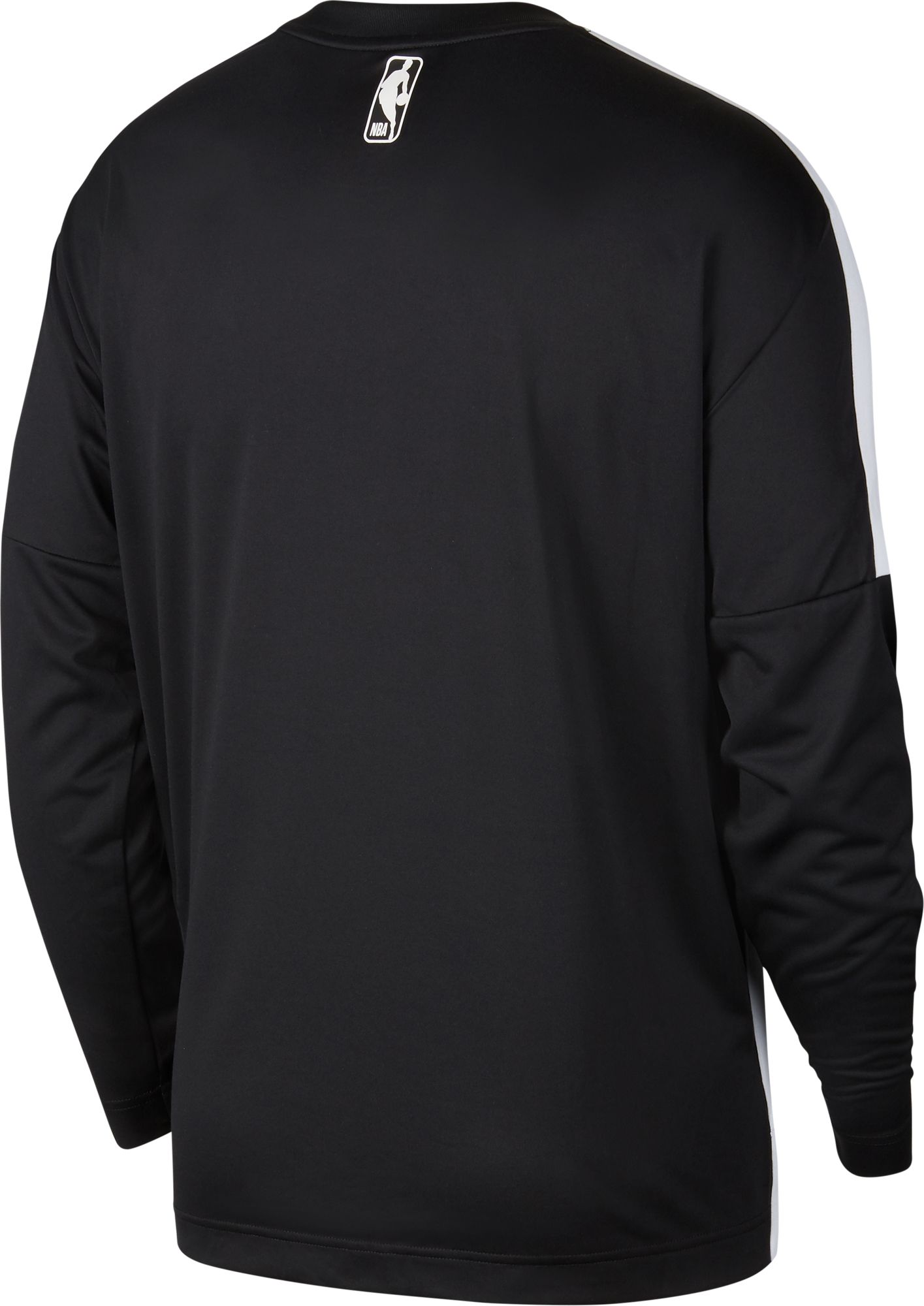 Nike Men's Brooklyn Nets Black Tonal Dri-FIT Long Sleeve Shooting Shirt product image