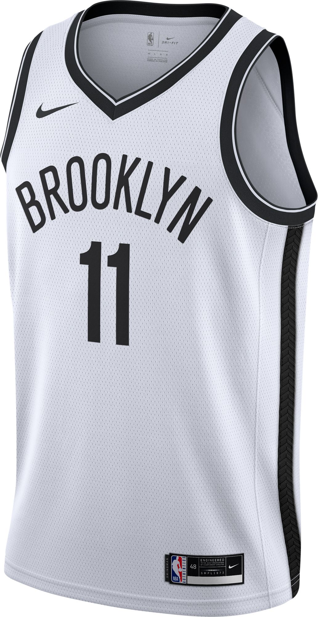 Nike Men's Brooklyn Nets Kyrie Irving #11 White Dri-FIT Swingman Jersey product image