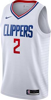 السعودية كورة Nike Men's Los Angeles Clippers Kawhi Leonard #2 White Dri-FIT Swingman  Jersey السعودية كورة