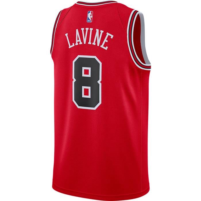 Men's Fanatics Branded Zach LaVine Red Chicago Bulls Fast Break Replica Jersey - Icon Edition