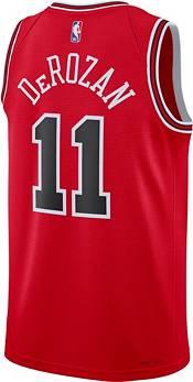 Nike Men's Chicago Bulls Demar Derozan #11 Red Dri-FIT Swingman