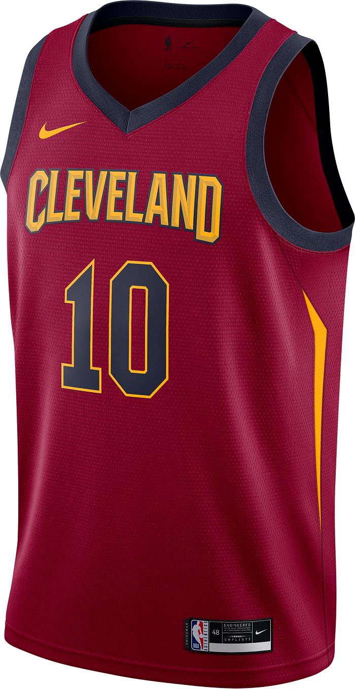Cavaliers #10 Darius Garland Red 2021-22 City Edition Jersey NBA 75th  Authentic