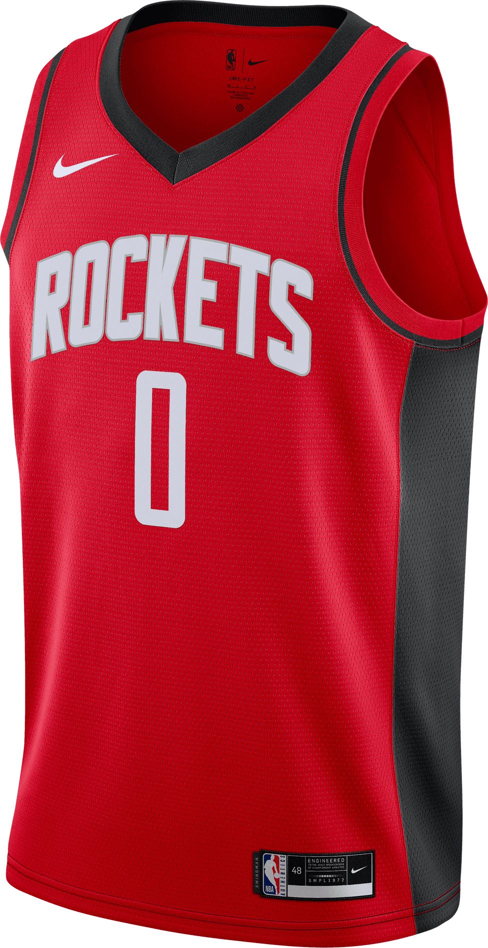 Nike Men's Houston Rockets Jalen Green #0 White Dri-FIT Swingman Jersey