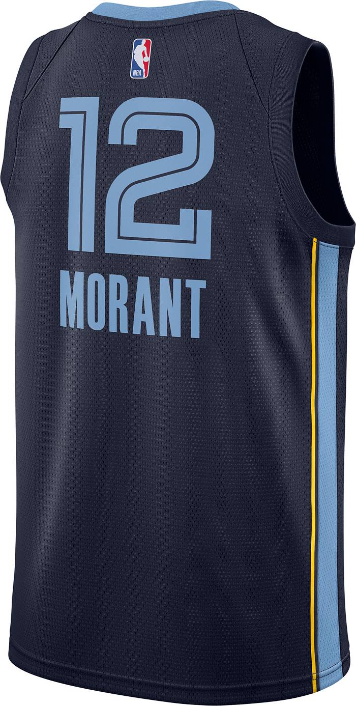 Ja+Morant+Memphis+Grizzlies+NBA+Jersey+Size+L+Printed+logos+and+