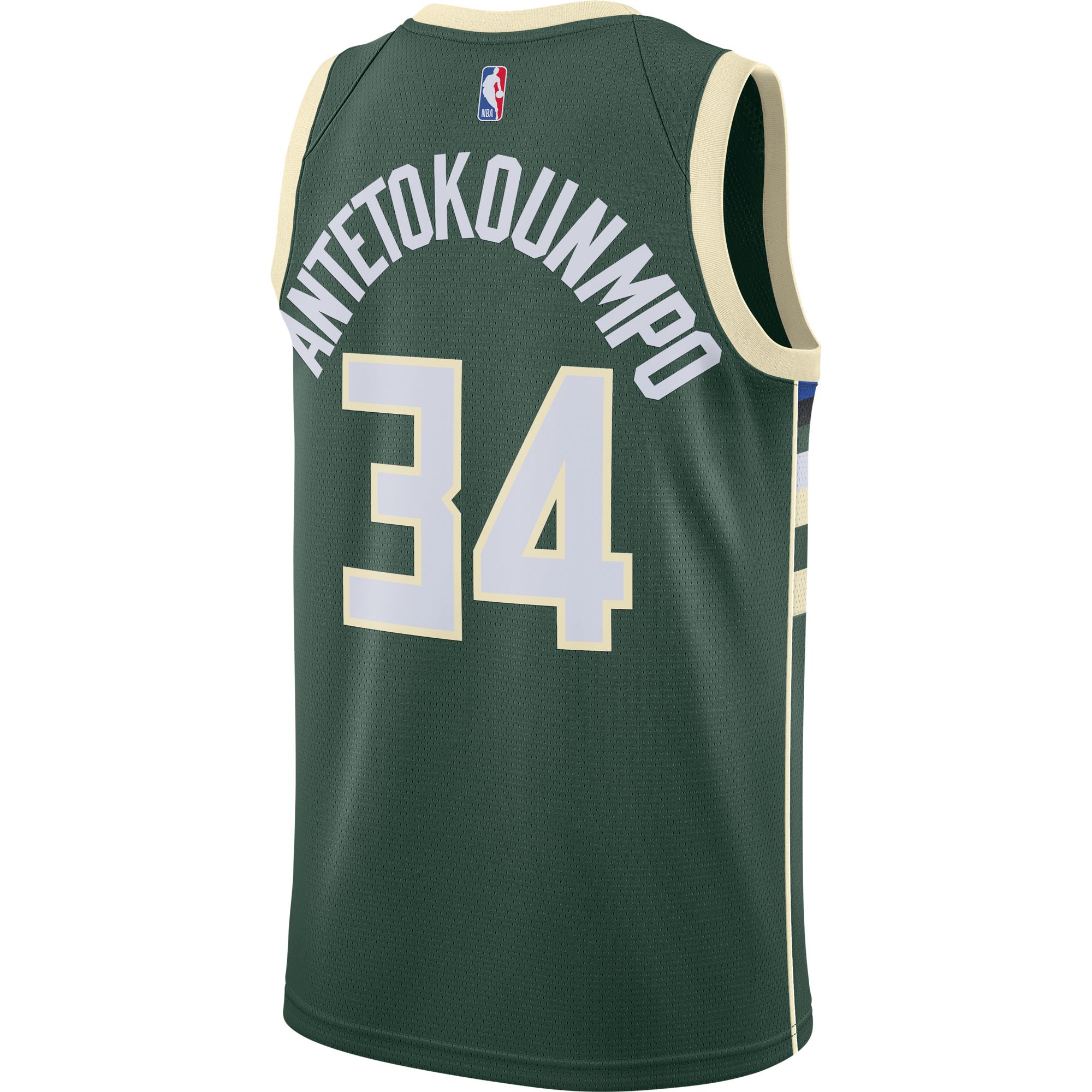 Nike Men's Milwaukee Bucks Giannis Antetokounmpo #34 Green Icon Jersey product image