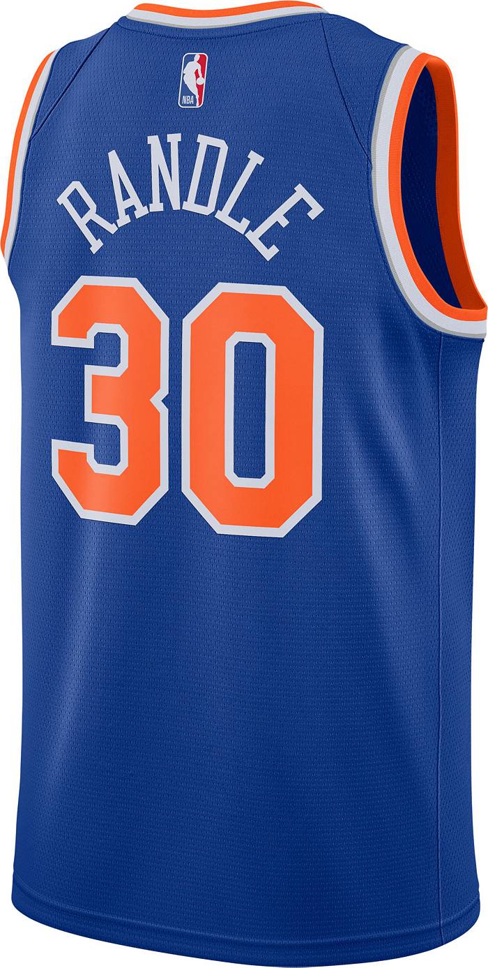 Nike Men's Year Zero New York Knicks Julius Randle #30 White Player T-Shirt, Large