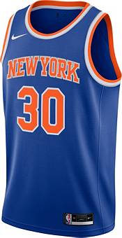 New York Knicks RANDLE #30 Striped NBA Jersey - Kitsociety