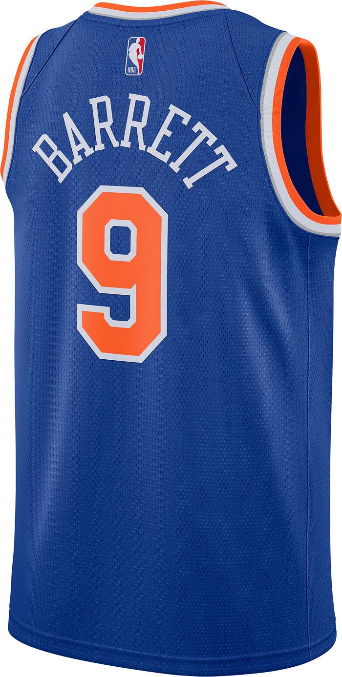 Nike Youth New York Knicks RJ Barrett #9 Navy Dri-FIT Swingman Jersey