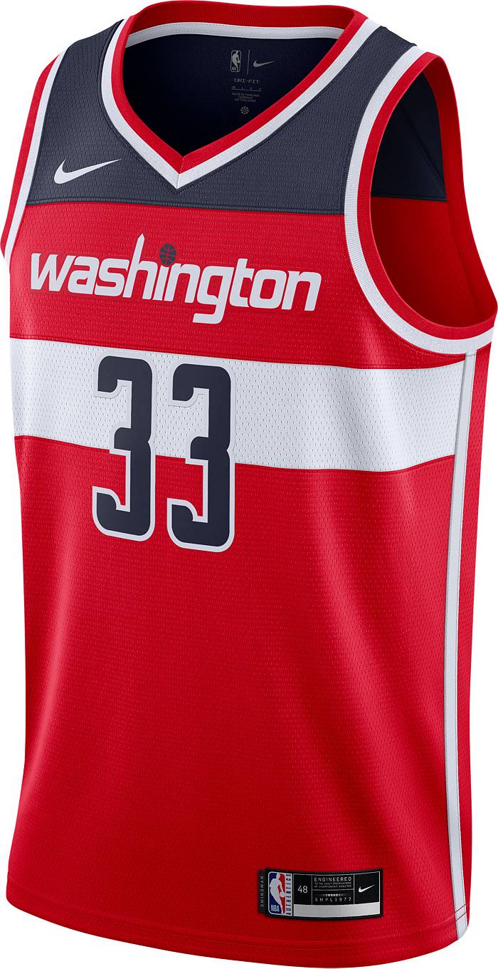 Nike Men's Washington Wizards Kyle Kuzma #33 Red Dri-FIT Swingman