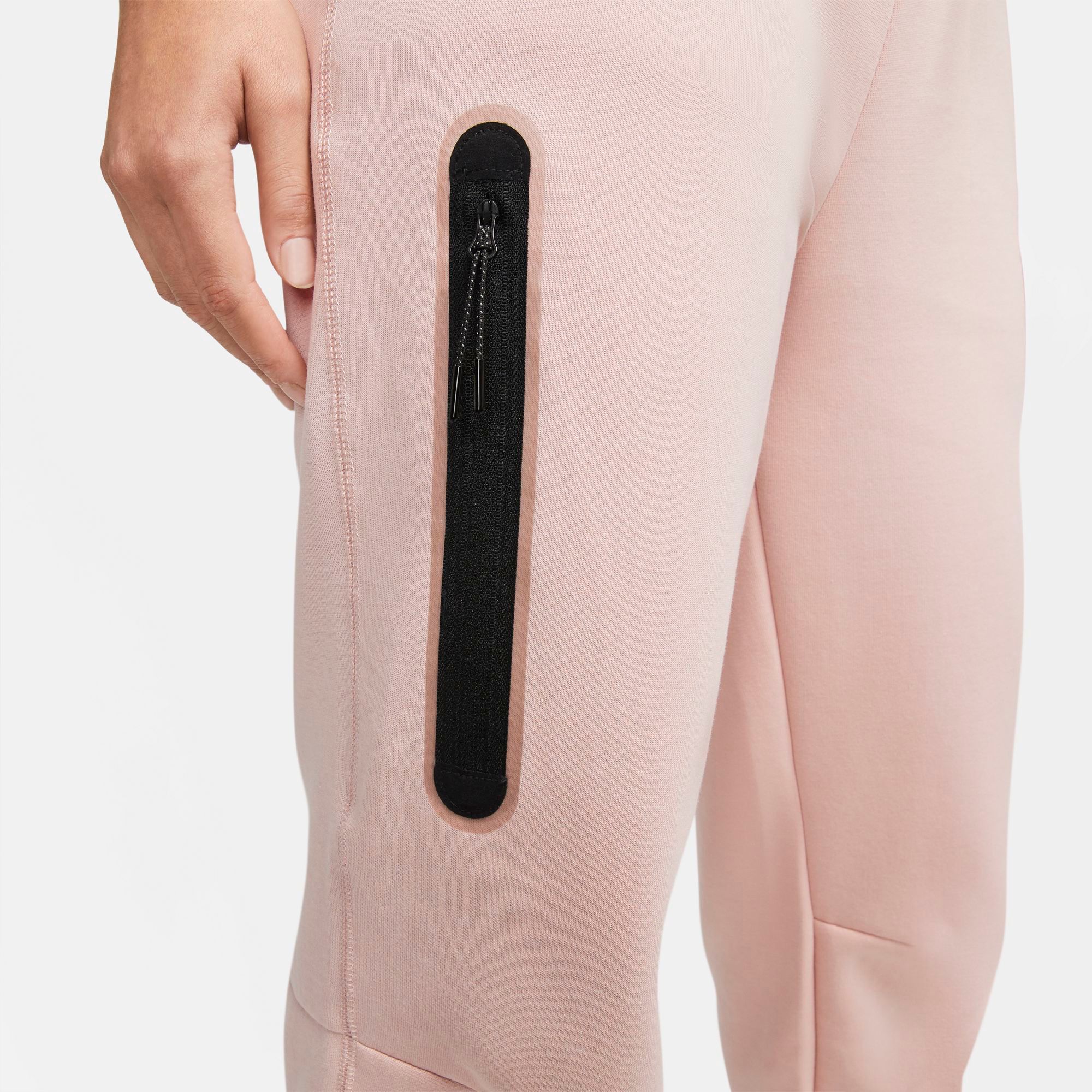 pink tech fleece pants