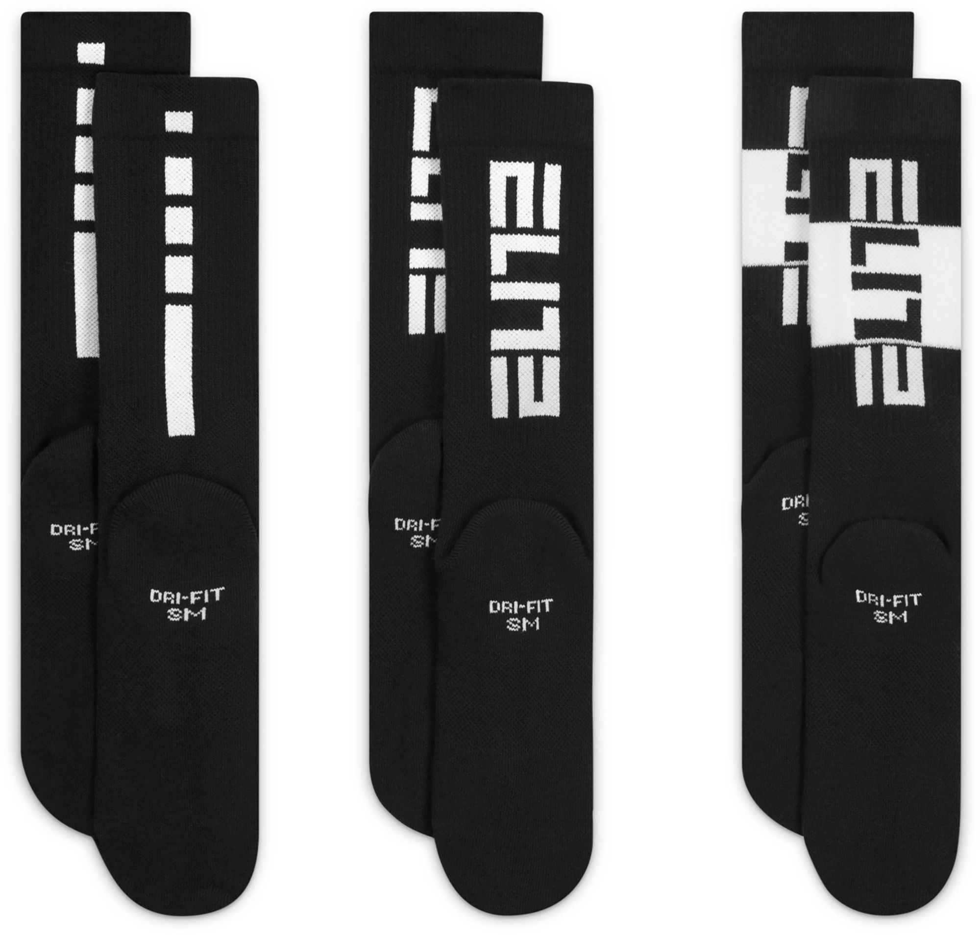 Dick's Sporting Goods Nike Youth Elite Basketball Socks – 3 Pack