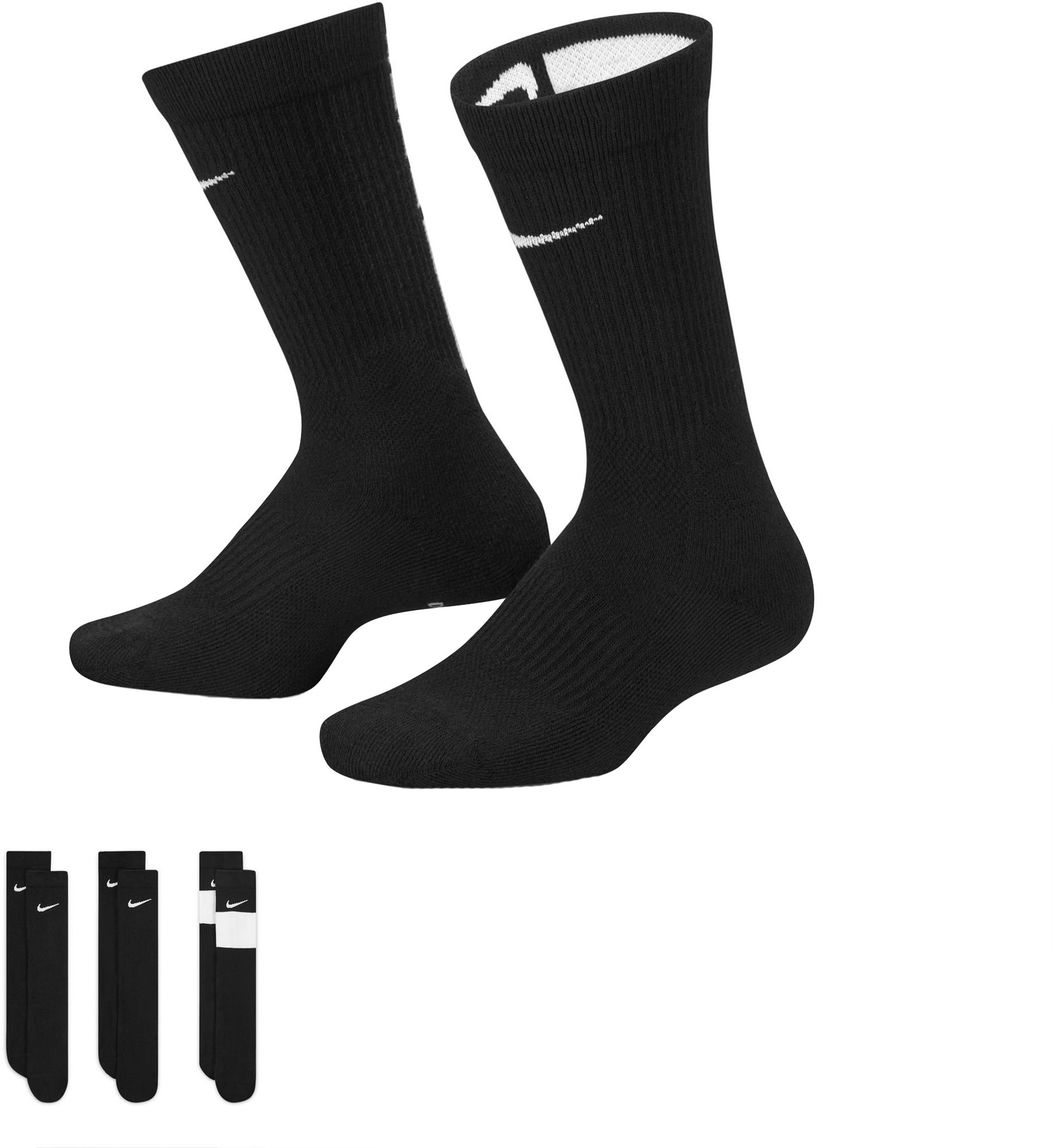 Nike Youth Elite Basketball Socks – 3 Pack