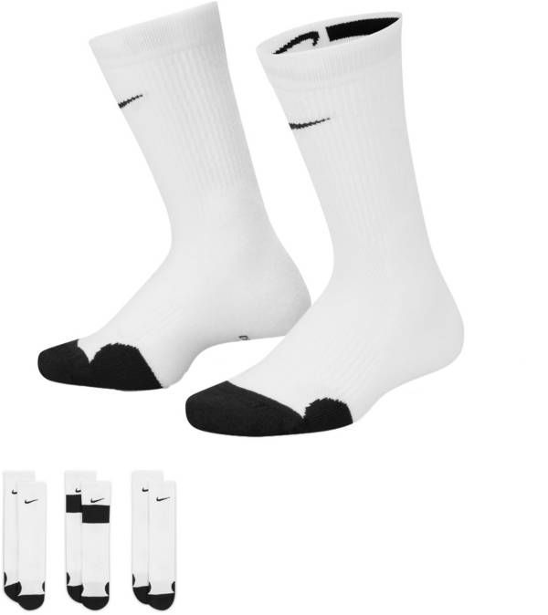 romano esfera Ejercer Nike Youth Elite Basketball Socks – 3 Pack | Dick's Sporting Goods
