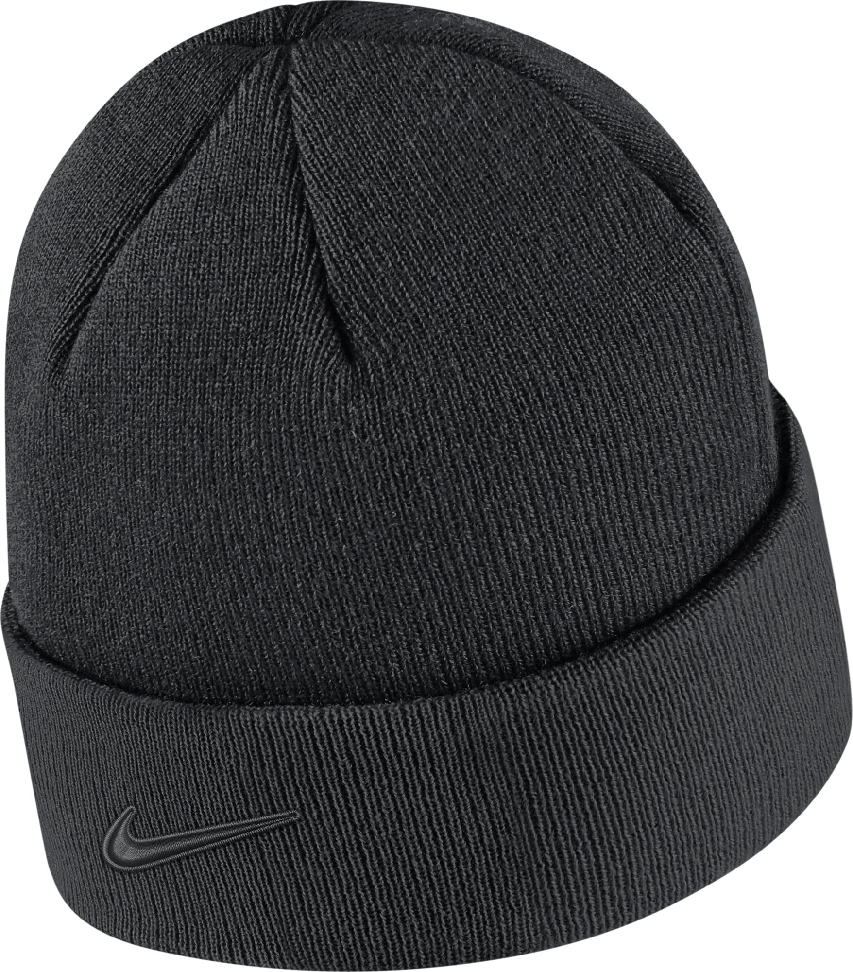 Nike Men's North Carolina Tar Heels Black Logo Cuffed Knit Beanie product image