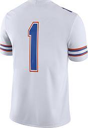 Jordan Men's Florida Gators #1 Dri-FIT Game Football White Jersey product image