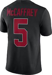 Nike Men's Christian McCaffrey Stanford Cardinal #5 Dri-FIT Game Football Black Jersey product image