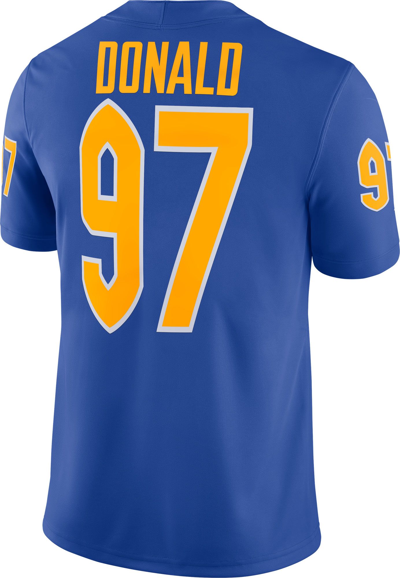 Nike Men's Aaron Donald Pitt Panthers #97 Blue Dri-FIT Game Football Jersey product image