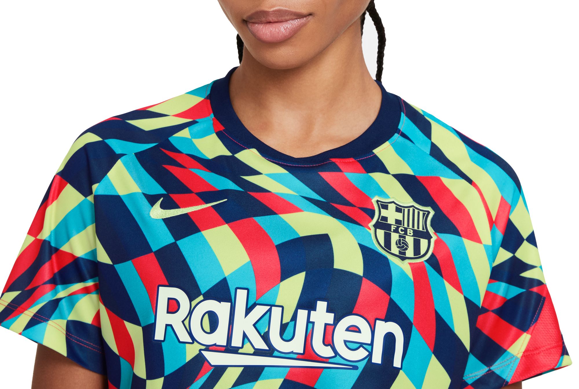 Nike Women's FC Barcelona Blue Prematch Jersey product image