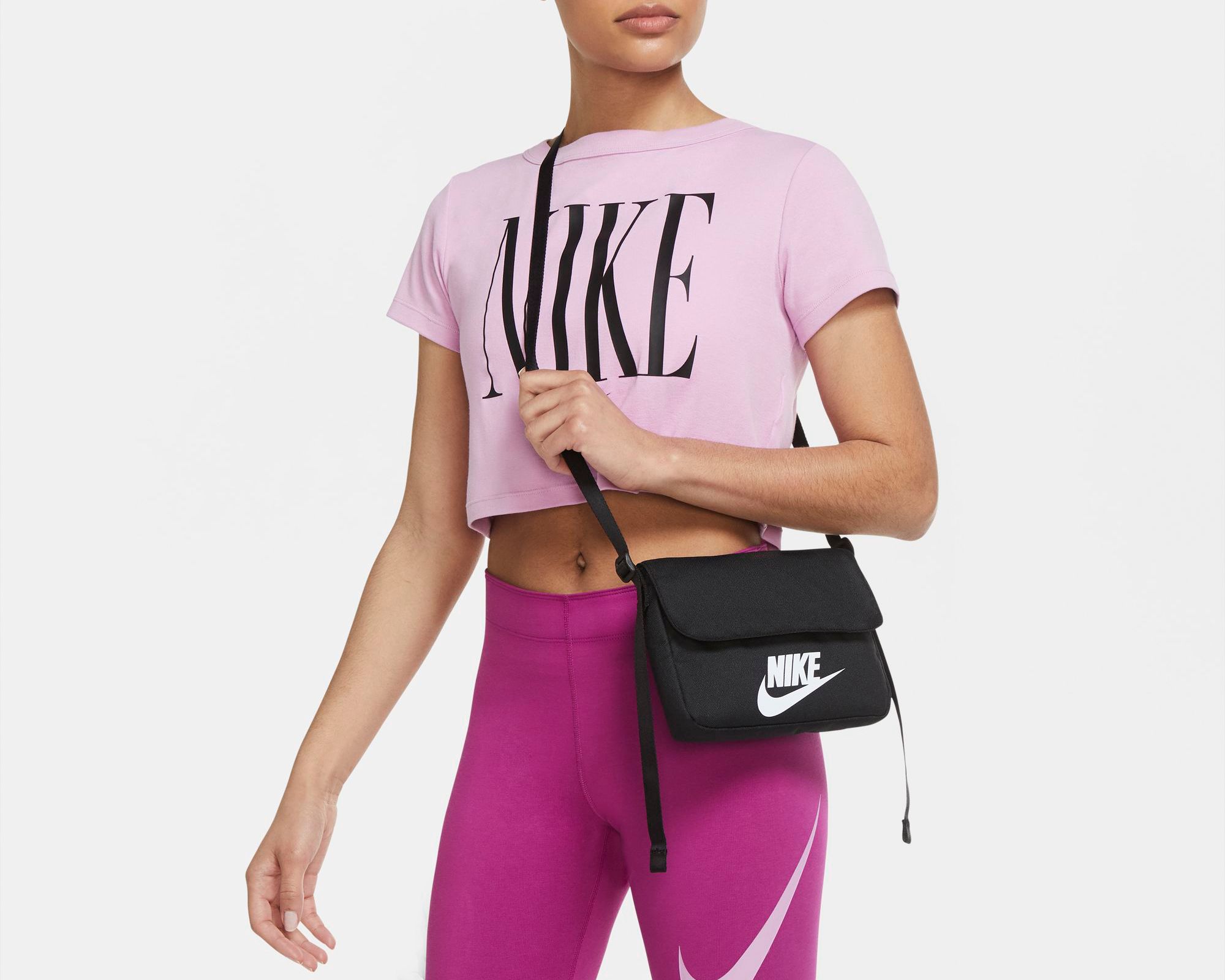 nike sportswear revel crossbody bag women's black