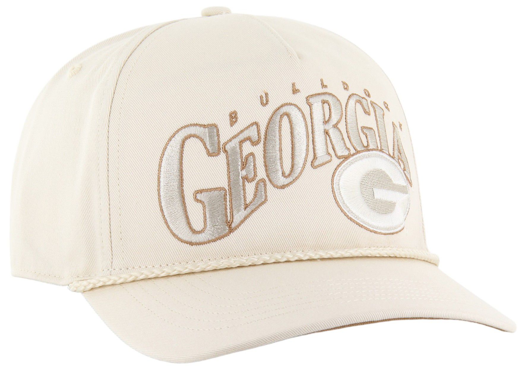 '47 Men's Georgia Bulldogs Natural Wave Rope Hitch Adjustable Hat product image