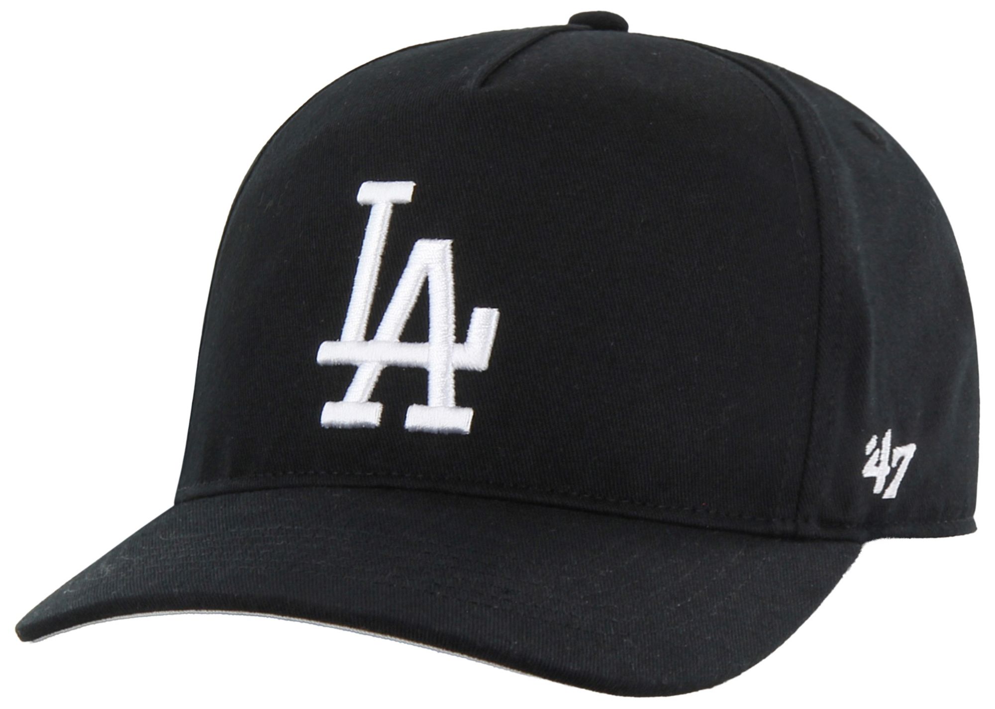 '47 Adult Los Angeles Dodgers Black Black&White Sure Shot Hitch Adjustable Hat product image