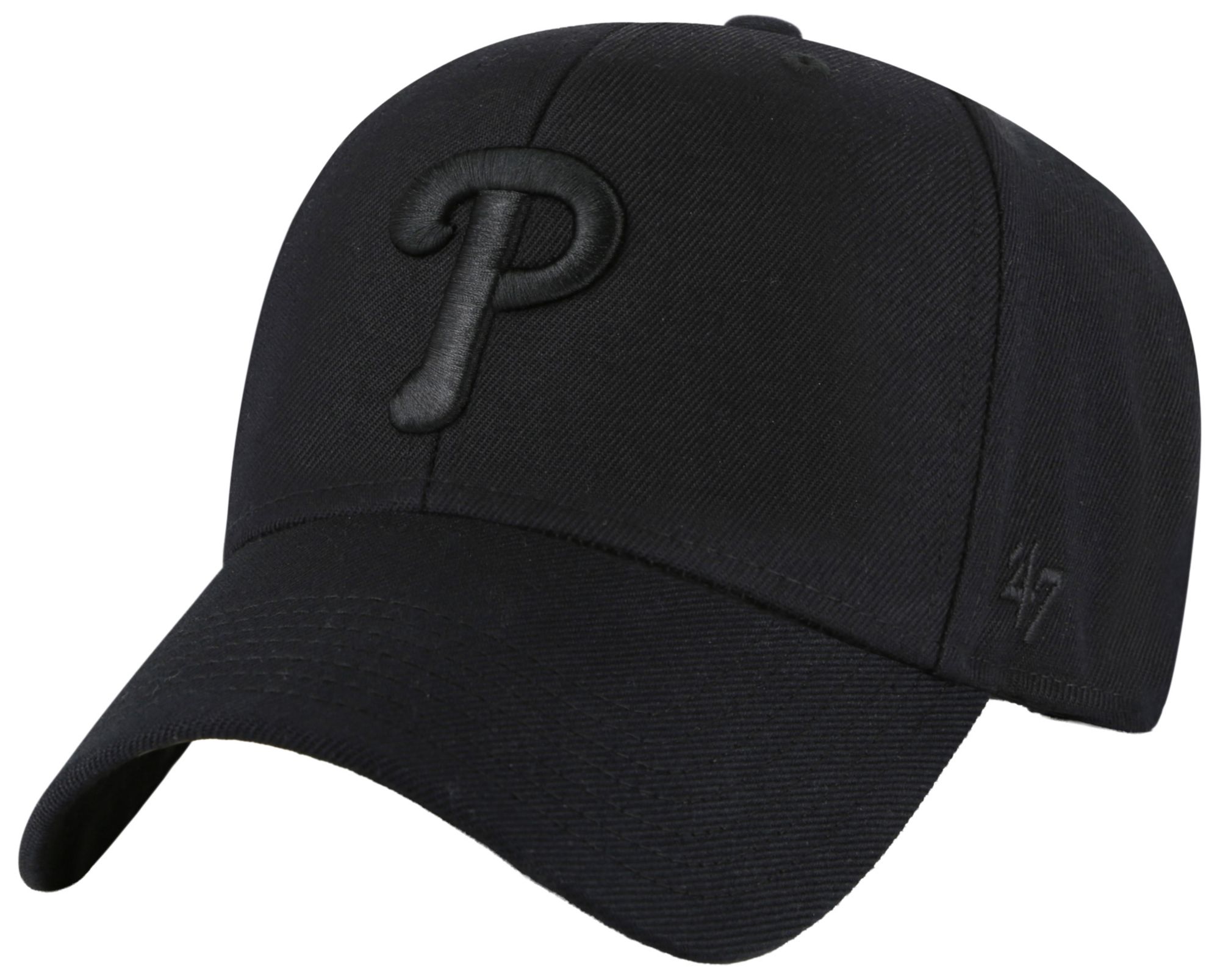 '47 Adult Philadelphia Phillies Black Sure Shot Snap MVP Adjustable Hat product image